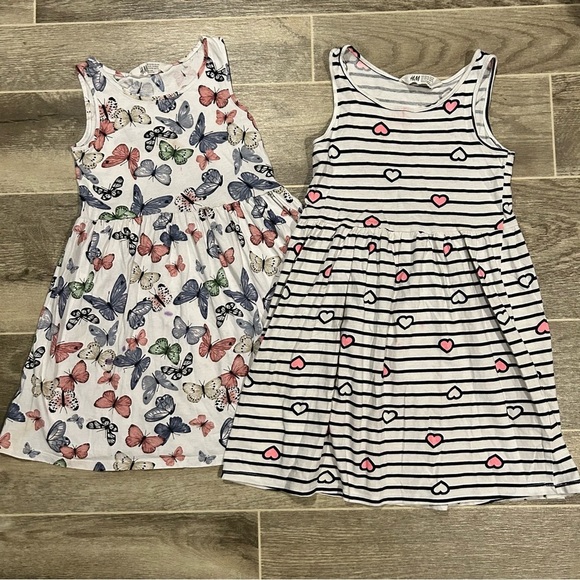 H&M Other - H&M Sundresses Girl's 6-8 yrs Hearts Butterflies